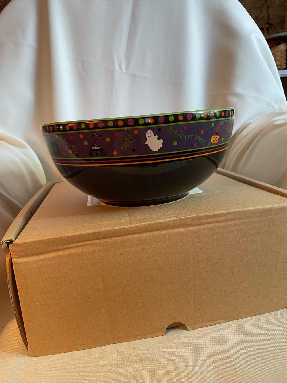 Longaberger Halloween party bowl
